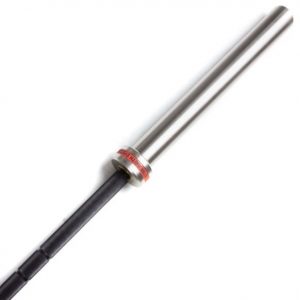 Weightlifting Wl28N Bastard Bar With Centre Knurling / Black Chrome Shaft - 20KG