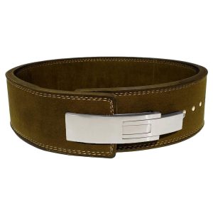 Dark Green Lever Belt, Steel Buckle, 13MM - IPF Approved