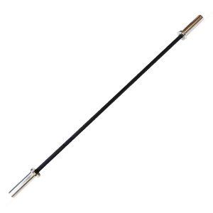 Junior Weightlifting Bar, Spring Steel Shaft, Brass Bushings - 10KG