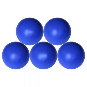 Pack of 5 Lacrosse/Massage Balls, Ø 69MM - Blue
