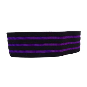 Hip Rotation Band with Anti Slip Grip, Purple - 35.5CM