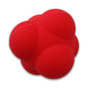 Reaction Ball, Red, Speed and Massage Tool - 6.5CM