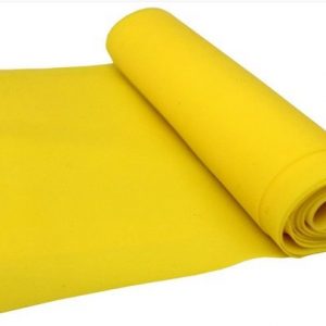 Rehab Extra Thin Yellow Resistance Band #2 - 0.45MM Thick, 1.5M Long