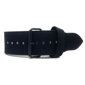 Single Prong Buckle belt, All Black, 13MM - IPF Approved
