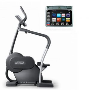 TECHNOGYM STEPPER STEP EXCITE+ 700 VISIOWEB BLACK